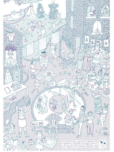 Poster "Wall of Fame" - Le syndrome de la page colorée