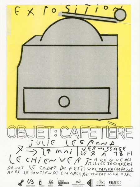 Affiche expo Julie Legrand au Chien Vert